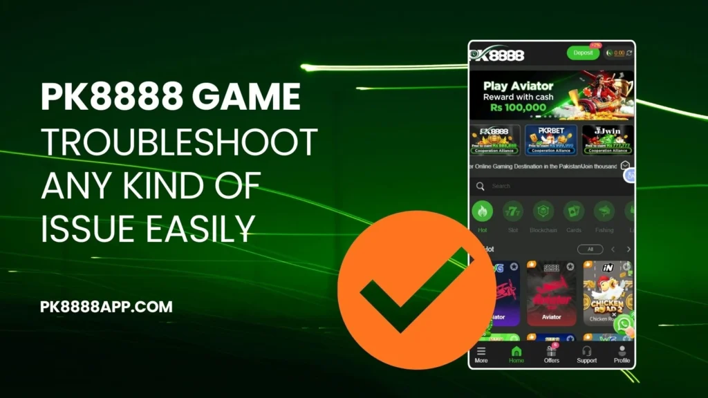 Troubleshoot Common Problems in PK8888 Game